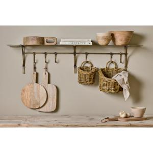 nkuku Basti Iron Storage Shelf