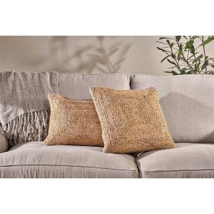 nkuku Barjora Braided Hemp Cushion Cover