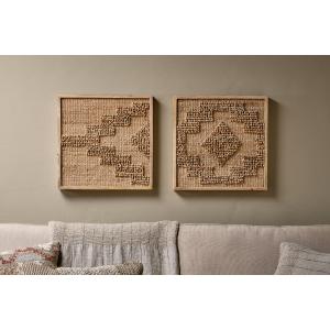 nkuku Bawal Hemp & Jute Wall Art