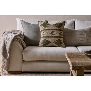 nkuku Bhumi Wool & Jute Cushion Cover