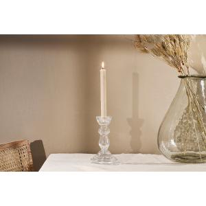 nkuku Buran Glass Candlestick