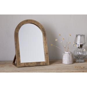 nkuku Cayce Cast Aluminum Vanity Mirror