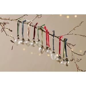 nkuku Dew Drop Baubles Set Of 12