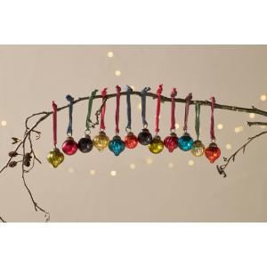 nkuku Dew Drop Baubles Set Of 12