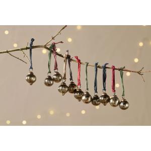 nkuku Dew Drop Baubles Set Of 12