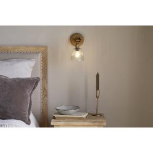 nkuku Davika Ribbed Glass Task Wall Lamp