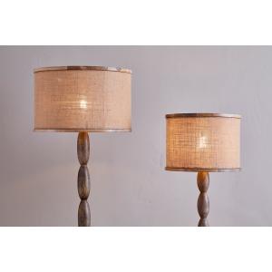 nkuku Darat Mango Wood & Jute Lampshade