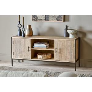 nkuku Dasai Mango Wood Media Unit