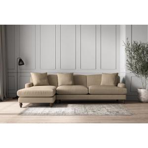 nkuku Deni Left Hand Chaise Sofa