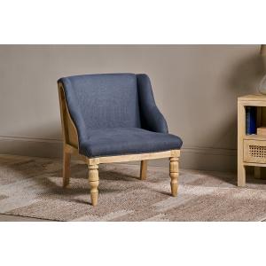 nkuku Elbu Deconstructed Linen Armchair