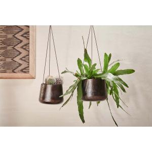 nkuku Endo Reclaimed Iron Hanging Planter