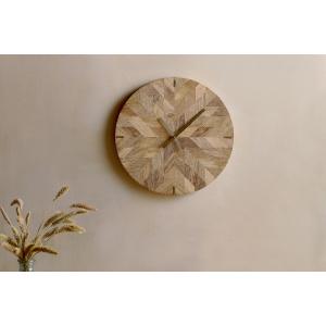 nkuku Enugu Mango Wood Clock