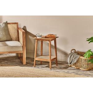 nkuku Erabar Acacia & Cane Side Table