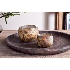 nkuku Gola Recycled Glass Tealight Holder