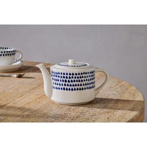 nkuku Indigo Drop Teapot