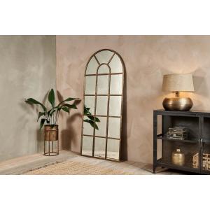 nkuku Imoma Iron Full Length Arch Mirror