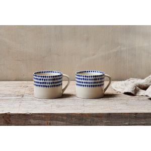 nkuku Indigo Drop Mug Set Of 2