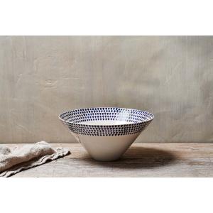 nkuku Indigo Drop Serving Bowl