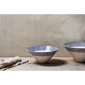 nkuku Indigo Drop Serving Bowl