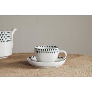 nkuku Juniper Drop Cup & Saucer