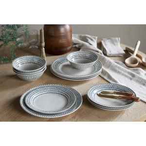 nkuku Juniper Drop Dinnerware Set Set Of 12