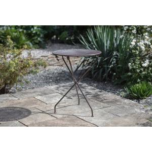 nkuku Jeavika Iron Outdoor Bistro Table