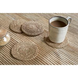 nkuku Keso Woven Coasters Set Of 4