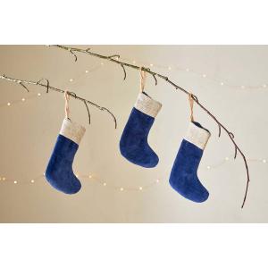 nkuku Karru Cotton Velvet Mini Stockings Set Of 3