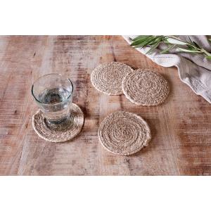 nkuku Keso Woven Coasters Set Of 4