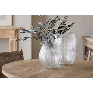 nkuku Linsy Ribbed Glass Vase