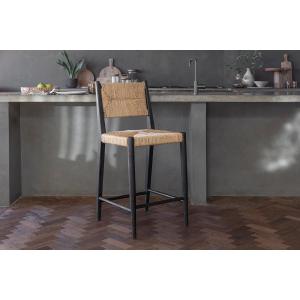 nkuku Lohanda Acacia & Munja Grass Counter Dining Chair