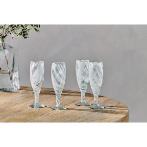 nkuku Lohara Champagne Glass Set Of 4