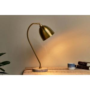 nkuku Mahra Marble & Metal Desk Lamp