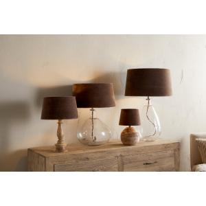 nkuku Mendai Velvet & Linen Lampshade