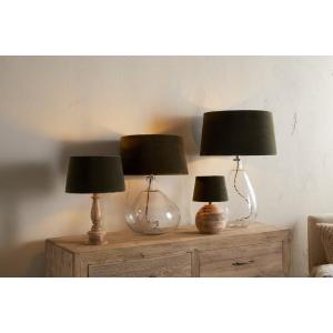 nkuku Mendai Velvet & Linen Lampshade