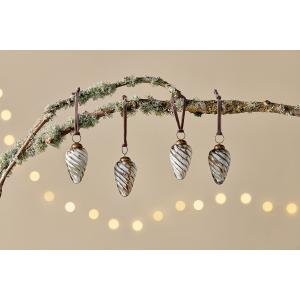 nkuku Maran Baubles Set Of 4