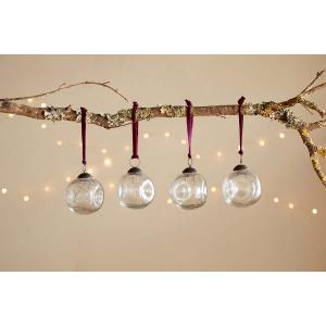 nkuku Nishan Pinched Baubles Set Of 4