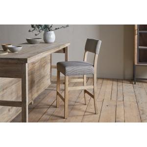 nkuku Nadeeka Linen Upholstered Counter Dining Chair
