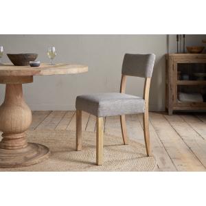 nkuku Nadeeka Linen Upholstered Dining Chair