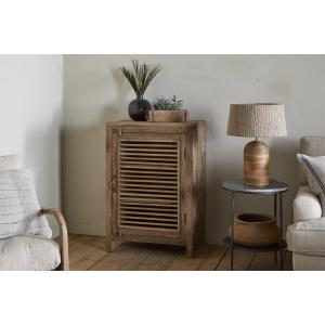 nkuku Ibo Reclaimed Wood Slatted Low Cabinet
