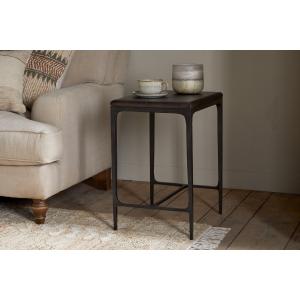 nkuku Sita Reclaimed Wood & Iron Side Table
