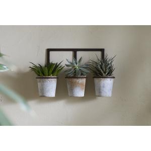 nkuku Tukana Triple Wall Hung Planter
