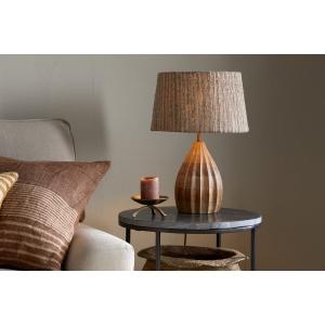 nkuku Awaa Mango Wood Bedside Table Lamp