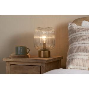 nkuku Rizal Fluted Glass Bedside Table Lamp