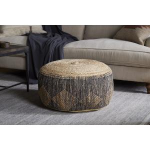 nkuku Kapil Jute Round Pouf