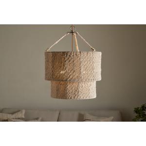 nkuku Thimba Woven Jute Chandelier