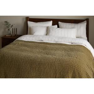 nkuku Nidra Velvet & Linen Bed Quilt