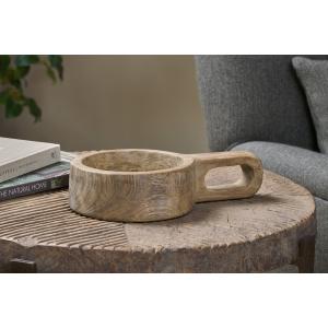 nkuku Okara Reclaimed Wood Traditional Storage Pot