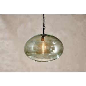 nkuku Otoro Recycled Glass Pendant Round