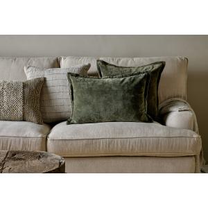 nkuku Pilani Velvet & Linen Cushion Cover